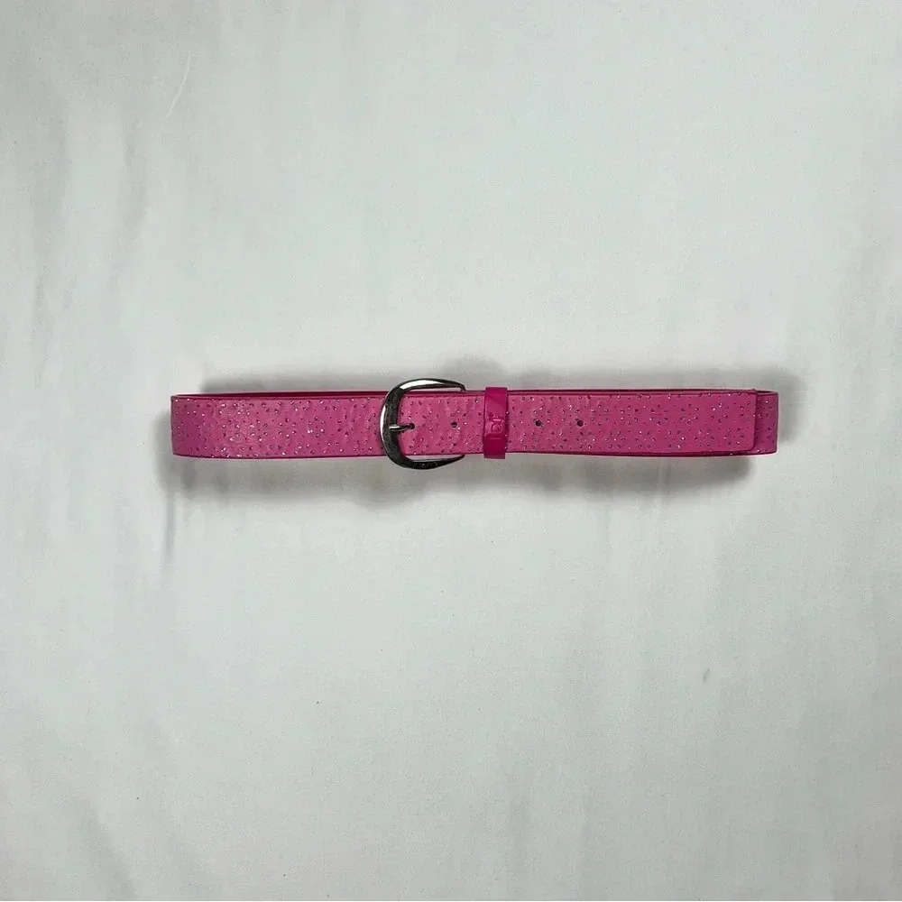 Y2K L.e.i. Pink Sparkly Belt